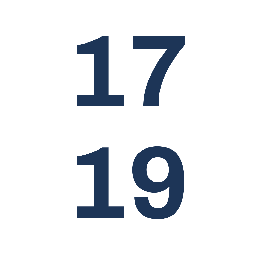 Número 17 y 19