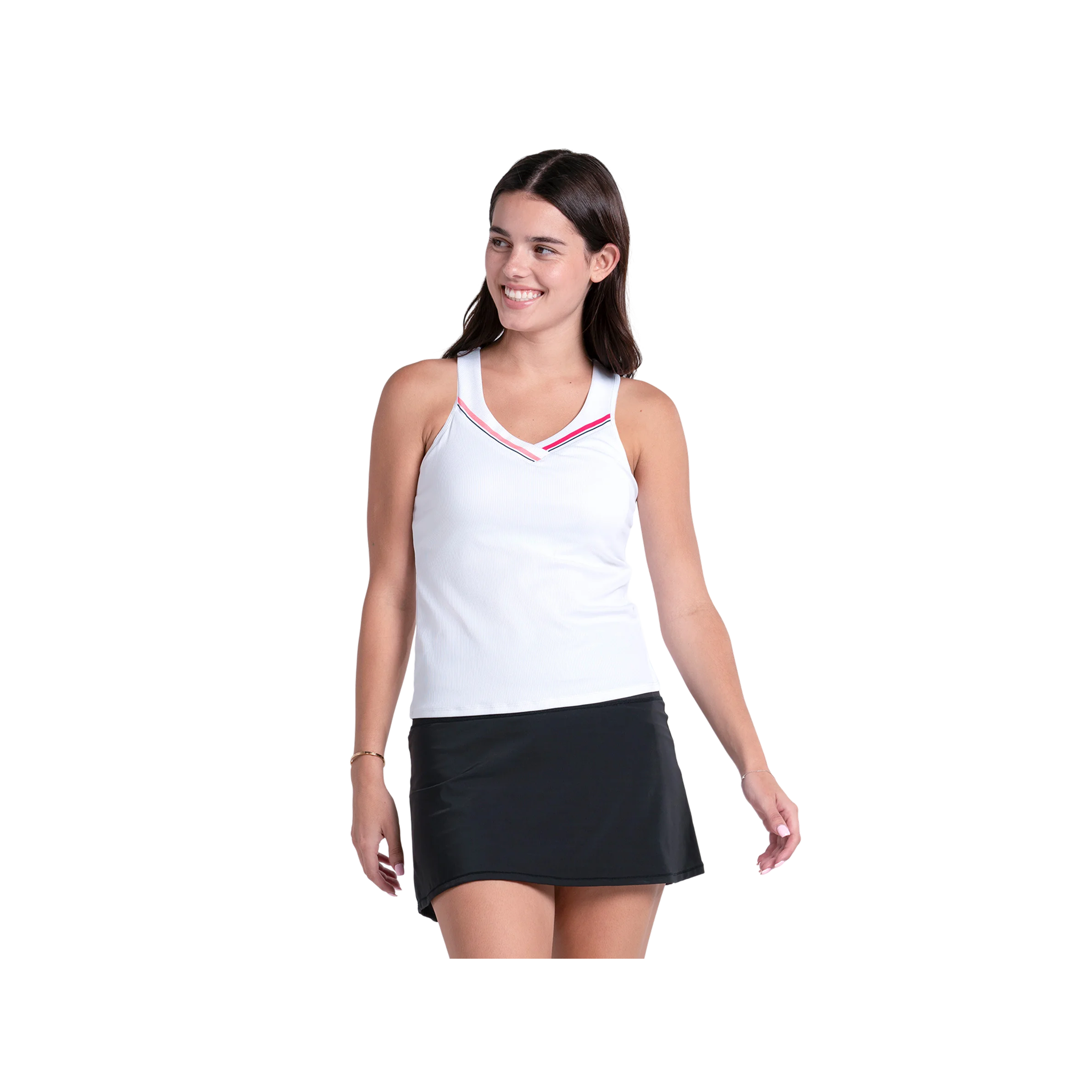 Blusa Lucky in Love Glow Stripe Tank