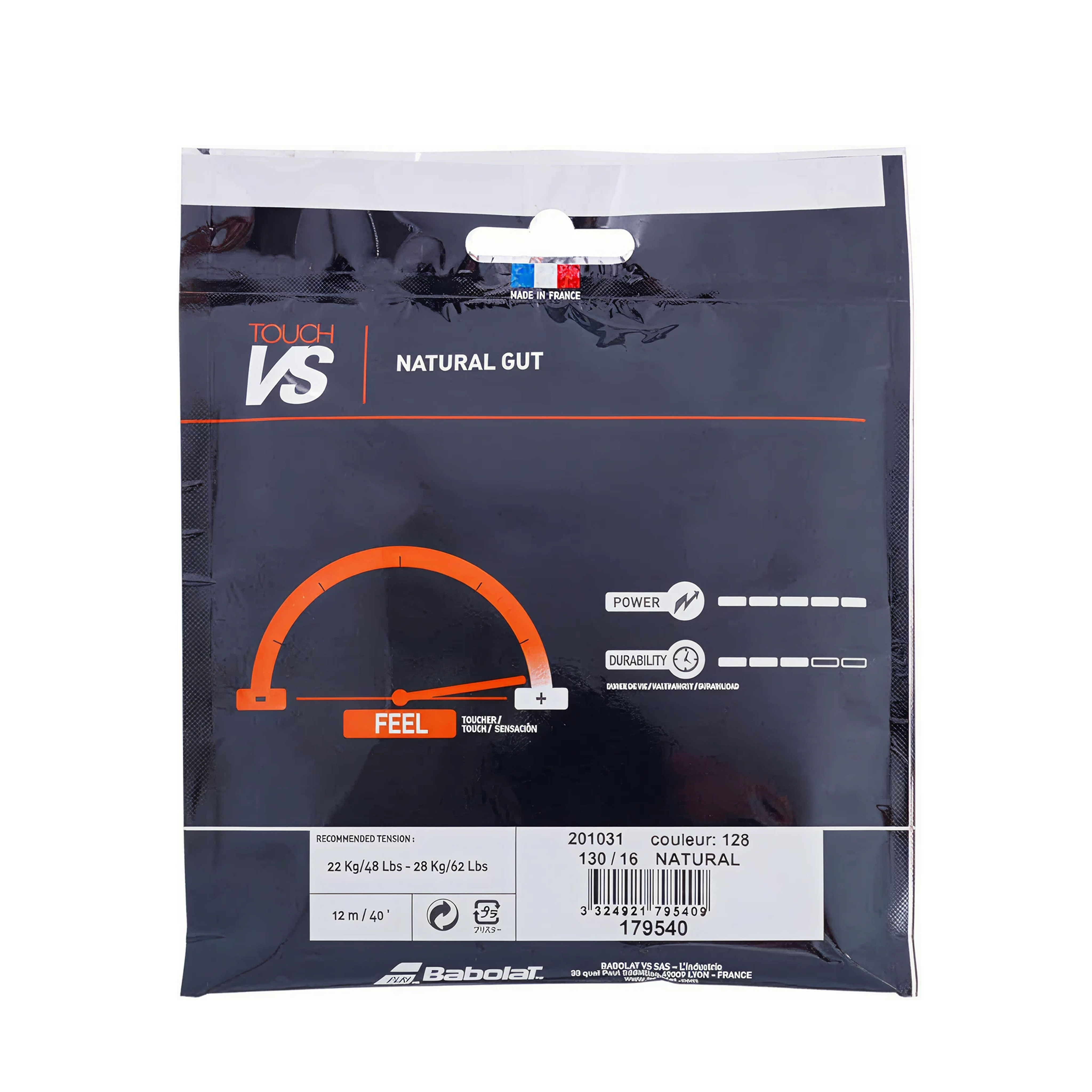 Cuerda Babolat Feel Power Touch Vs