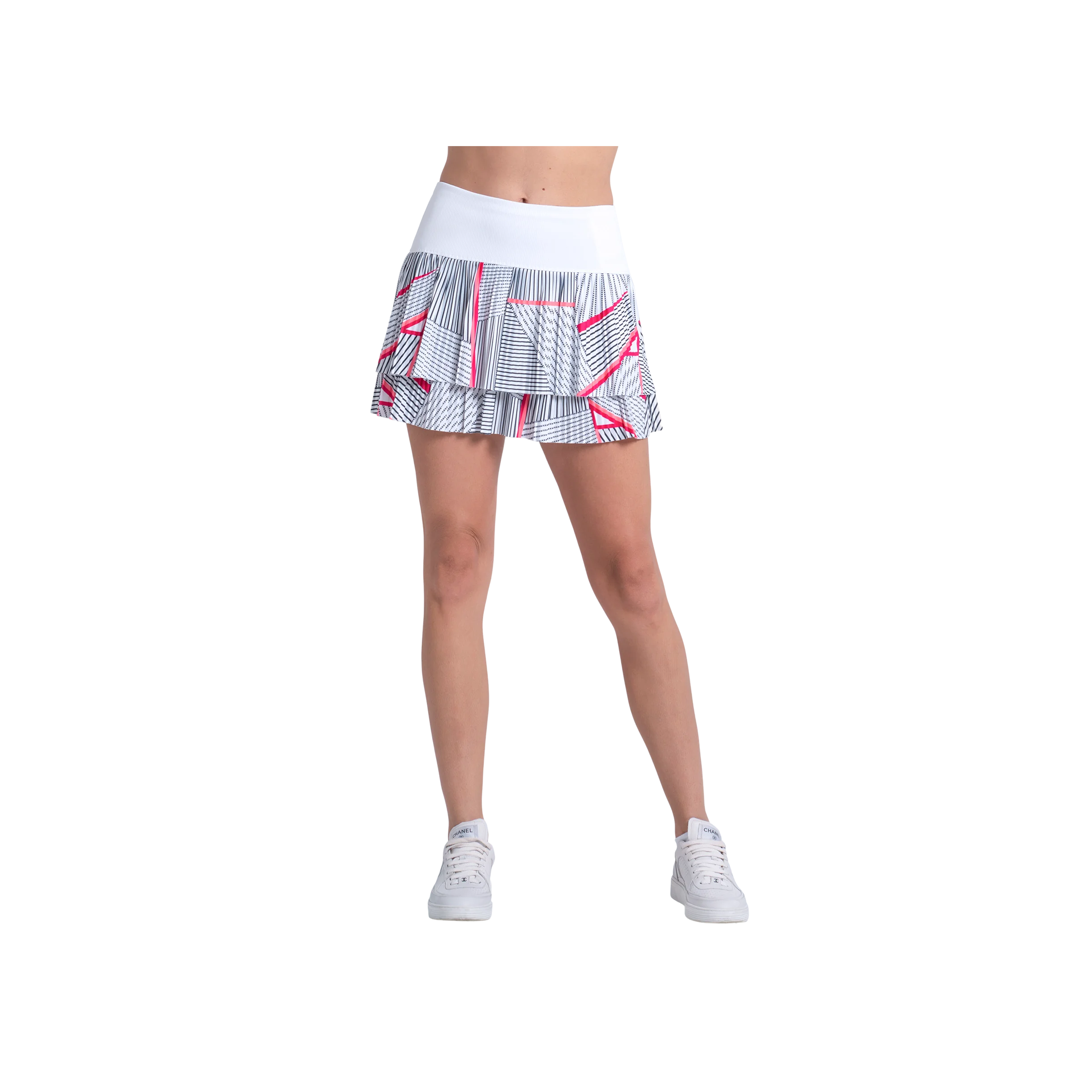 Falda Geo Glow Pleated Lucky in Love