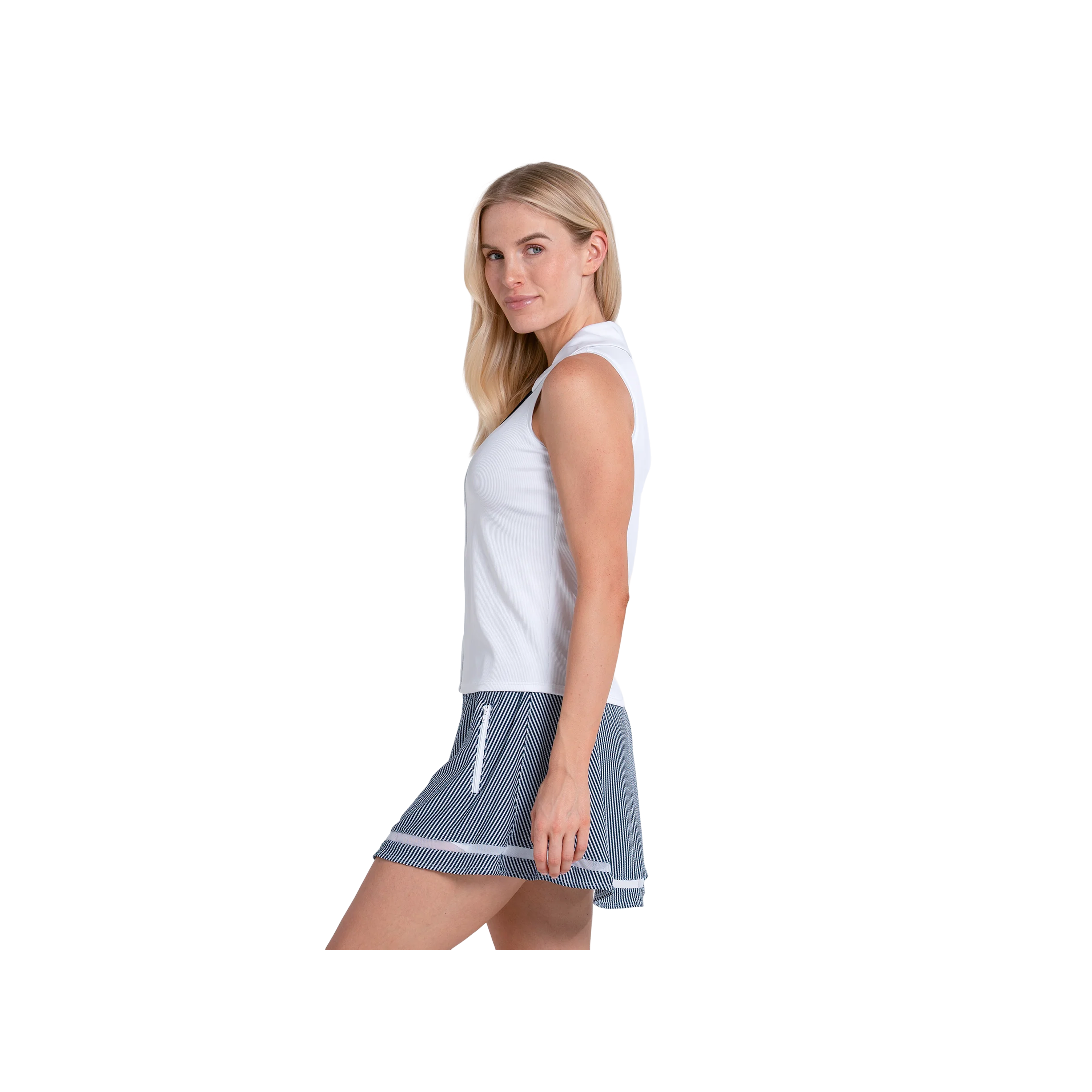 Blusa Lucky in Love Piped Birdie Polo Tank