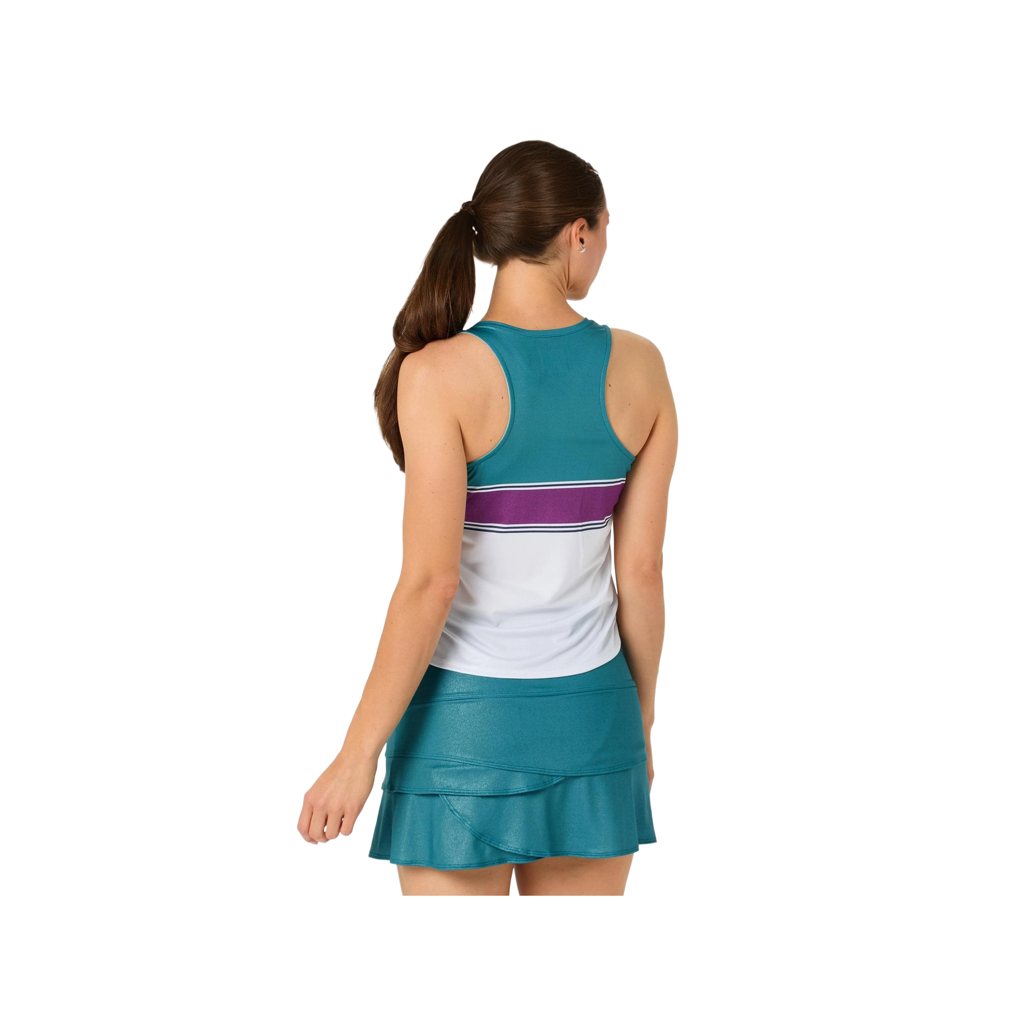 Blusa Lucky in Love Shimmer Chroma Stripe