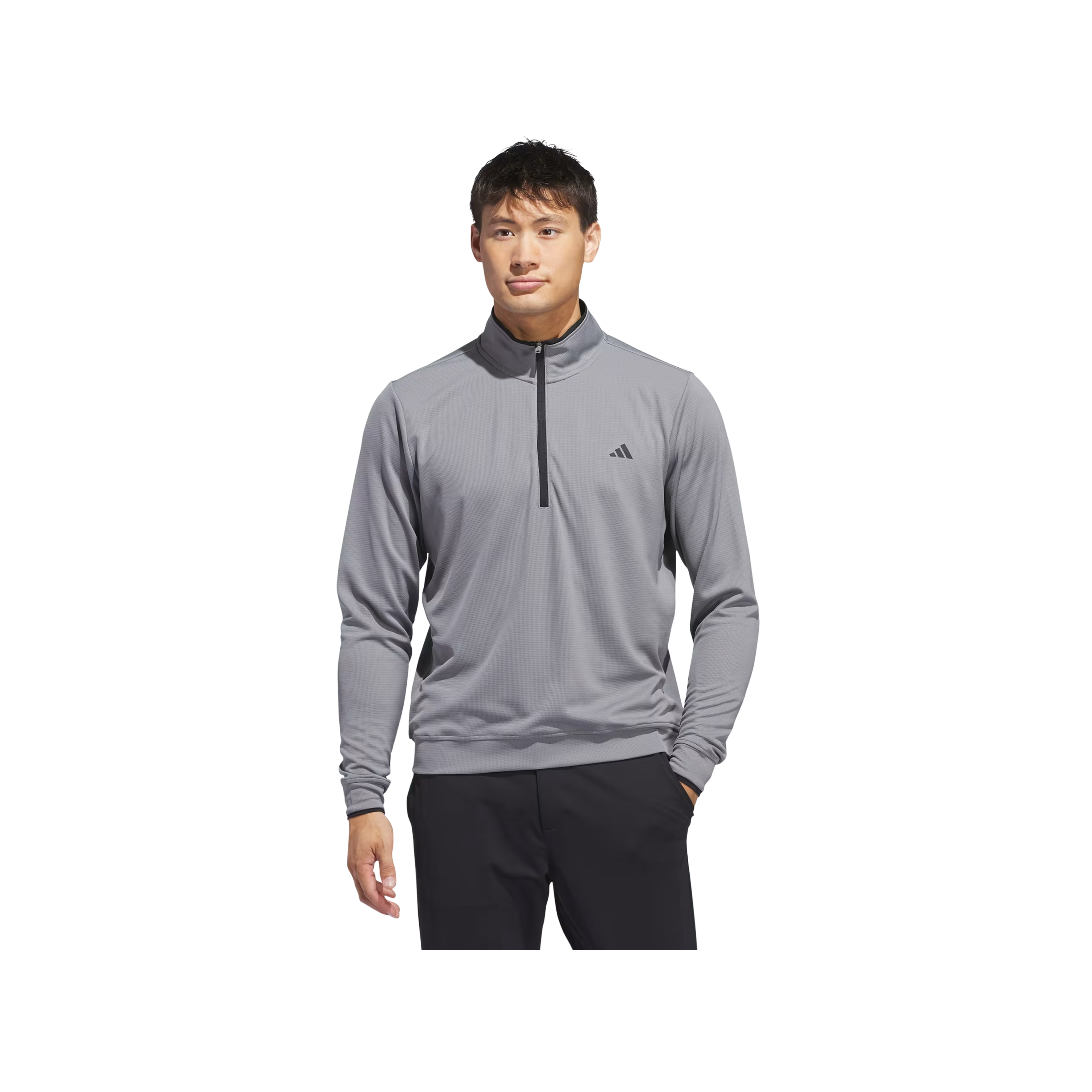 Sudadera Adidas Liviana Con Medio Cierre